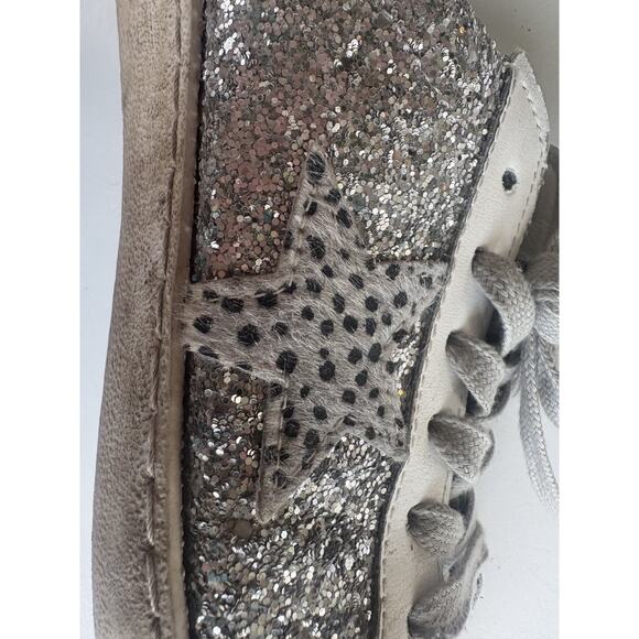 VINTAGE HAVANA Cheetah Carla Glitter Grey w/ Star Size 9 - Picture 7 of 9